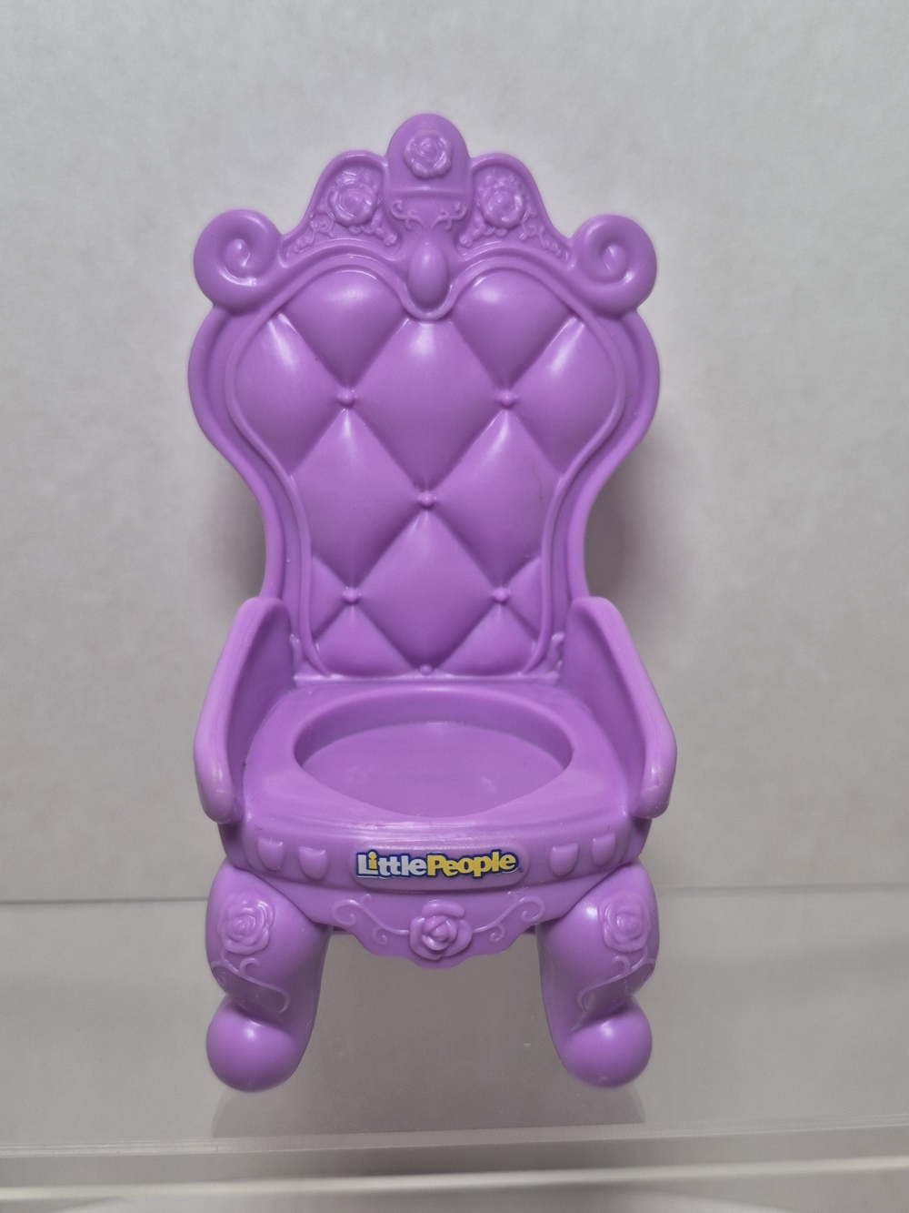 Fisher Price Little People Time for Tea w/Belle Replacement PURPLE CHAIR Throne
